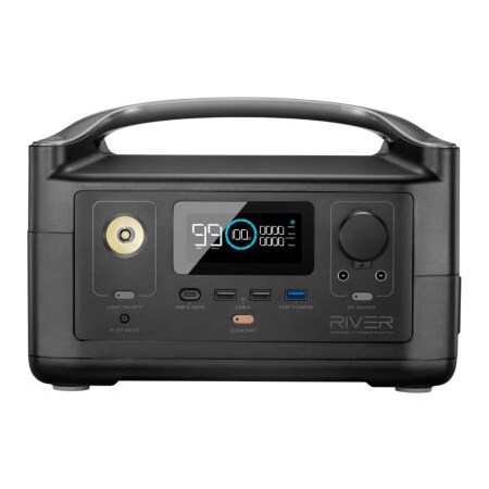 Ecoflow EcoFlow RIVER Portable Power Station, 288wh, Black EFRIVER600-AM